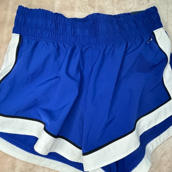 DSG Royal Blue & White Women's High-Rise Athletic Shorts - Picture 1 of 3